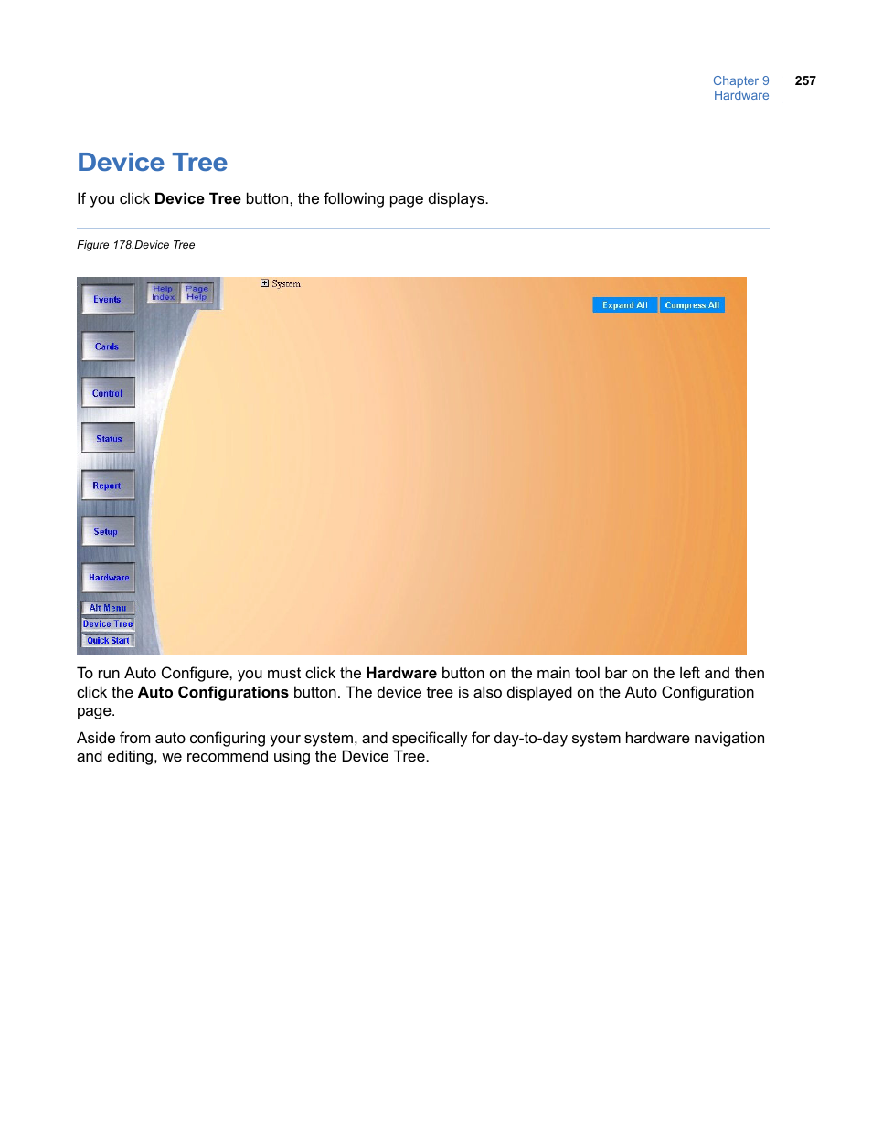 Device tree, Figure 178.device tree | Interlogix Topaz User Manual User Manual | Page 275 / 420