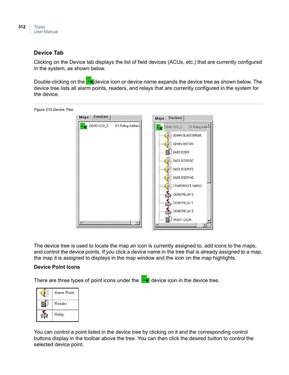 Figure 210.device tree | Interlogix Topaz User Manual User Manual | Page 330 / 420