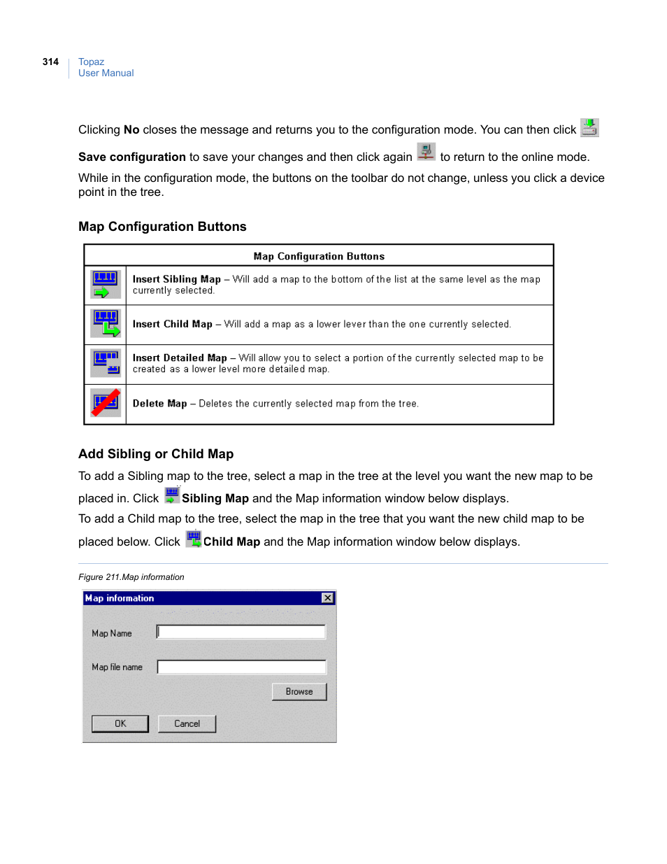 Figure 211.map information | Interlogix Topaz User Manual User Manual | Page 332 / 420