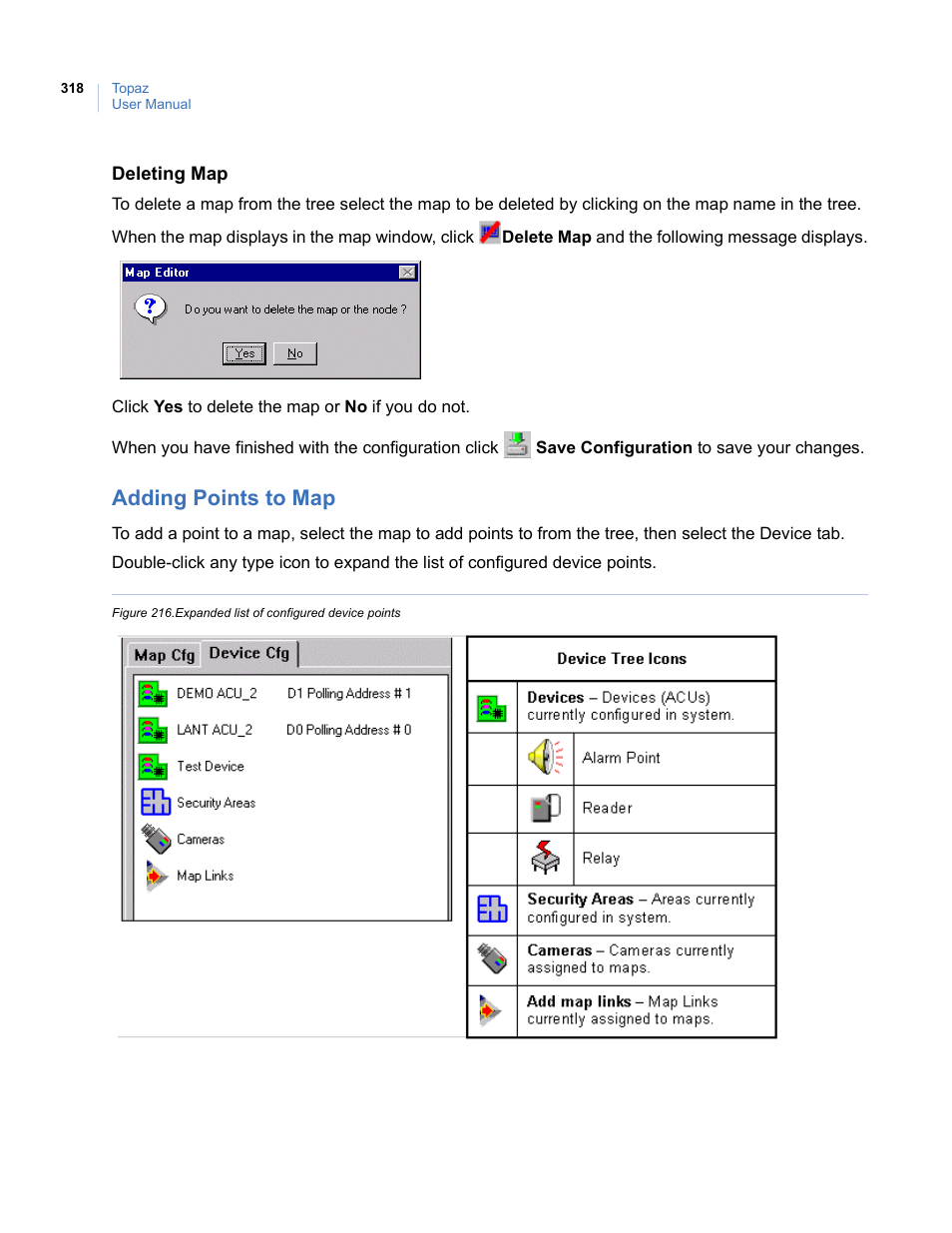 Adding points to map | Interlogix Topaz User Manual User Manual | Page 336 / 420