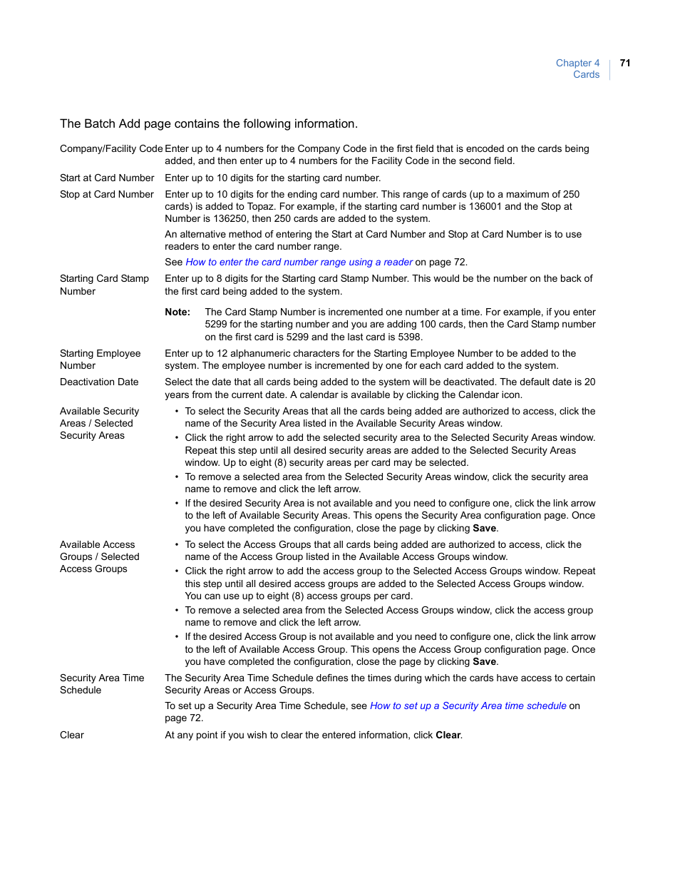 Interlogix Topaz User Manual User Manual | Page 89 / 420