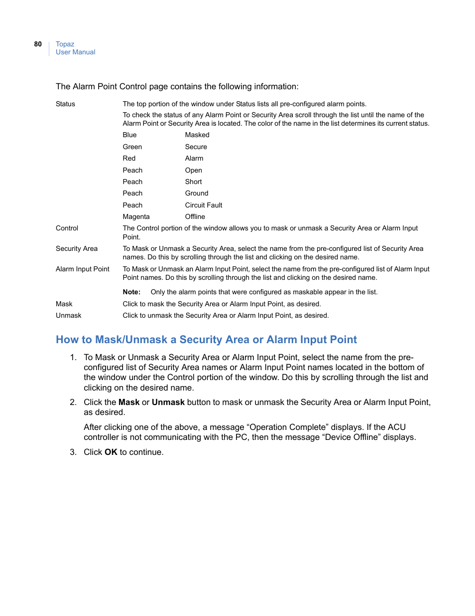 Interlogix Topaz User Manual User Manual | Page 98 / 420