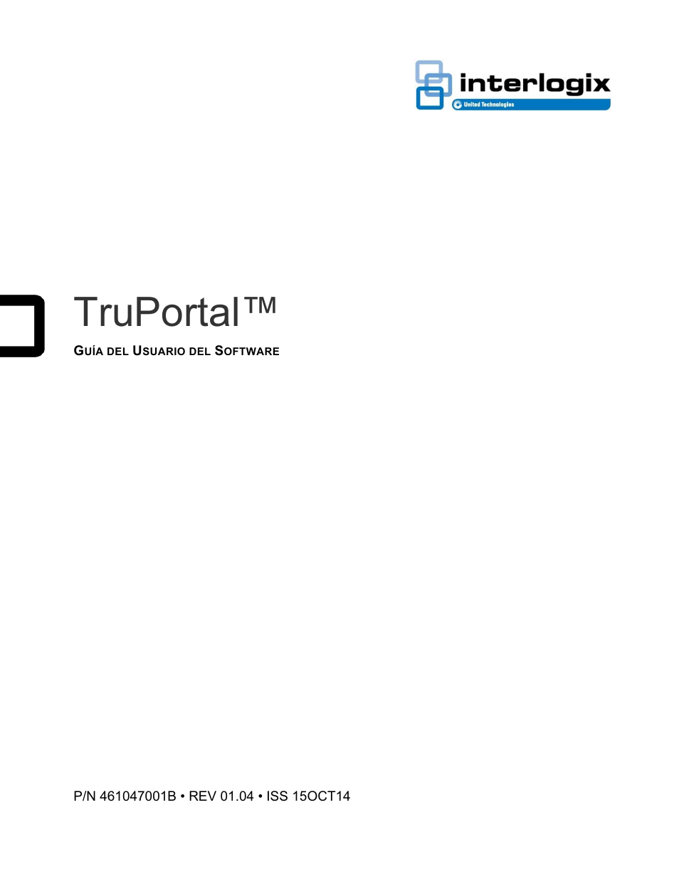 Interlogix TruPortal User Manual | 152 pages