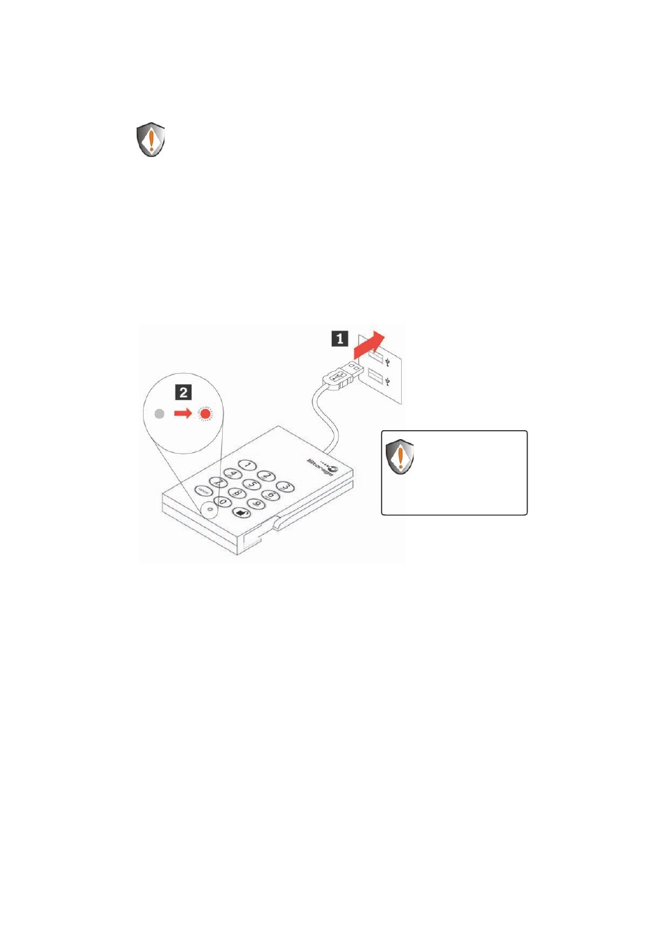 Istorage diskgenie - getting started, Before you begin, Connecting the istorage diskgenie | iStorage diskG Manual User Manual | Page 6 / 19