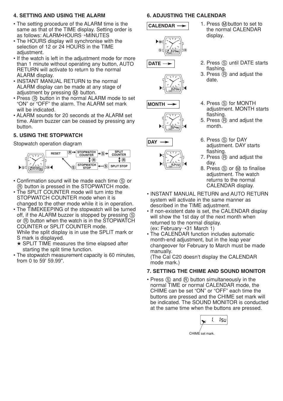 CITIZEN ANA-DIGI 30-7XXX User Manual | Page 2 / 4