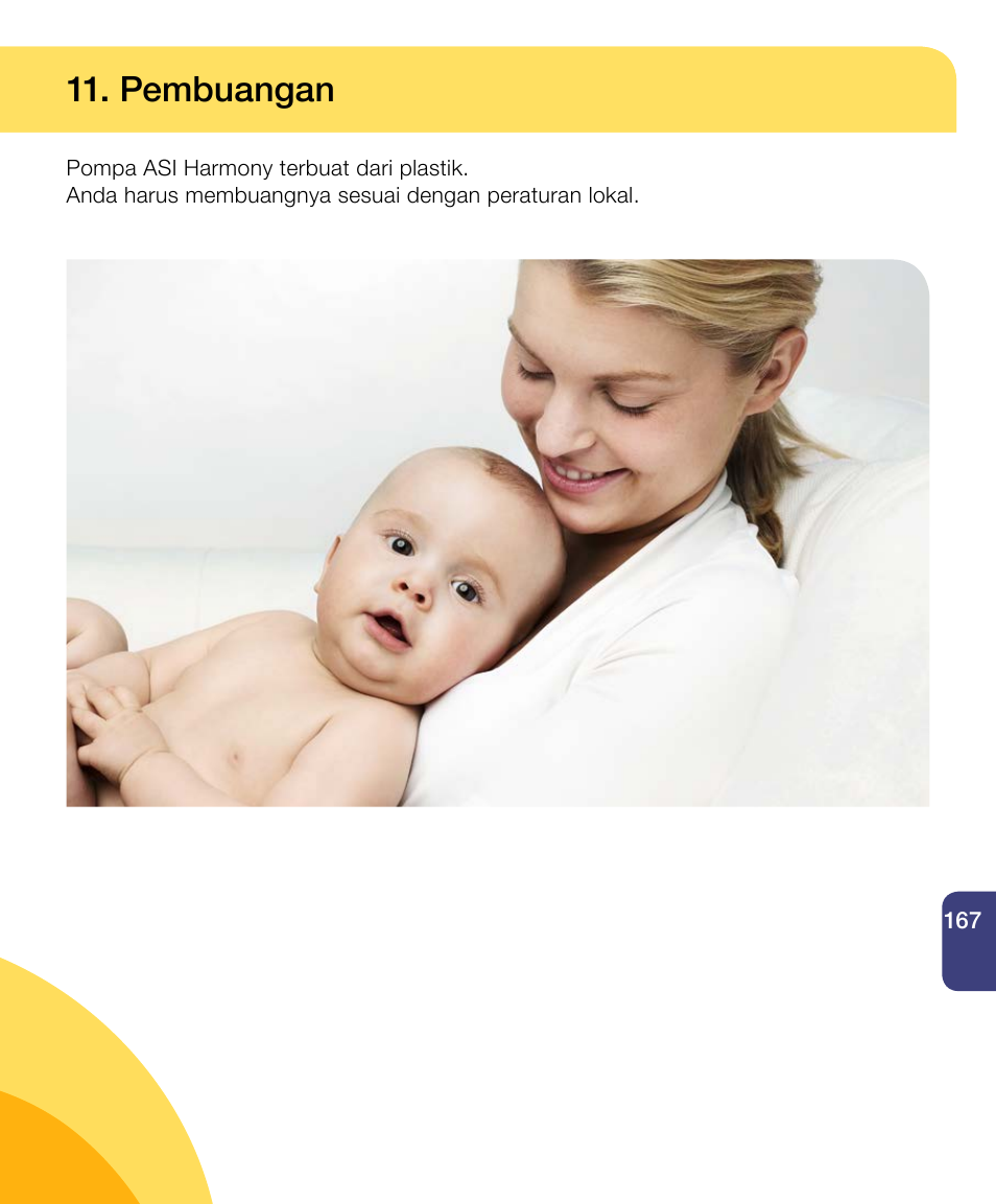 Pembuangan | Medela Harmony User Manual | Page 167 / 172