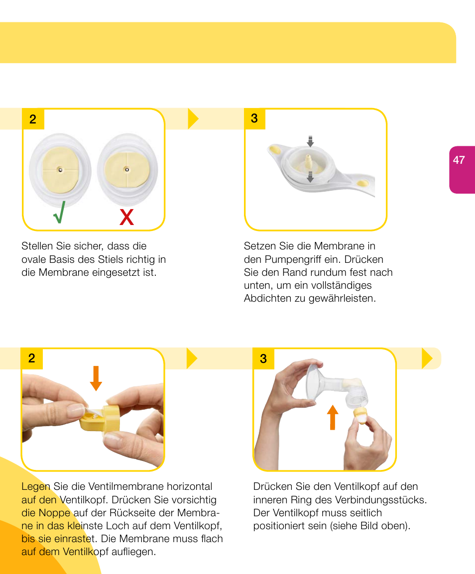 Medela Harmony User Manual | Page 47 / 172