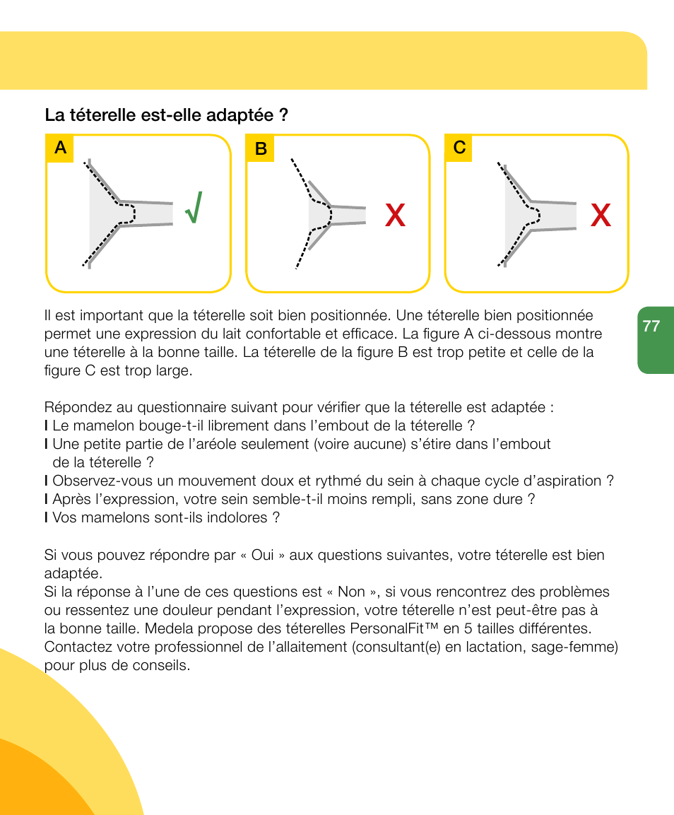 Medela Harmony User Manual | Page 77 / 172