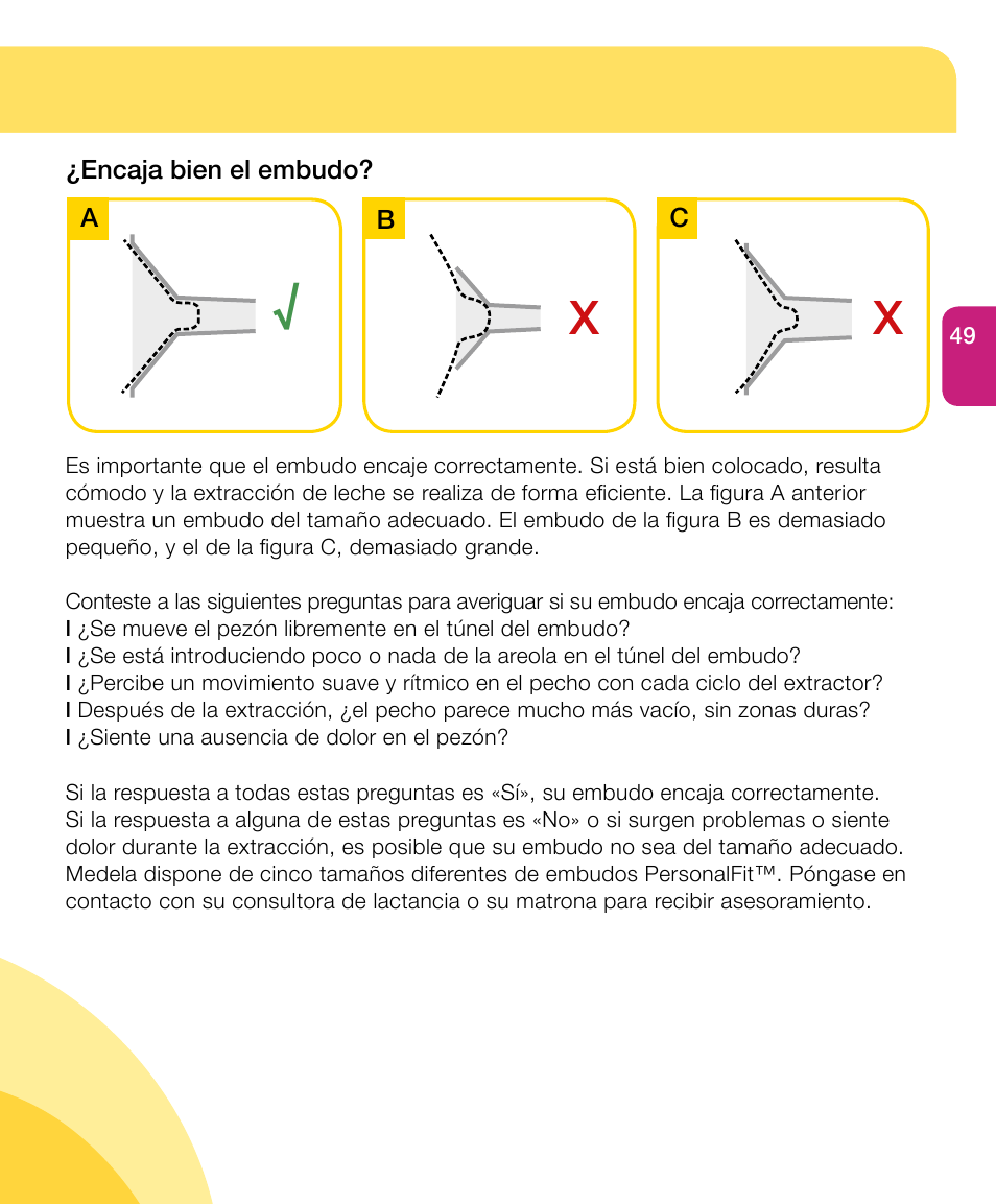 Medela Harmony User Manual | Page 49 / 88