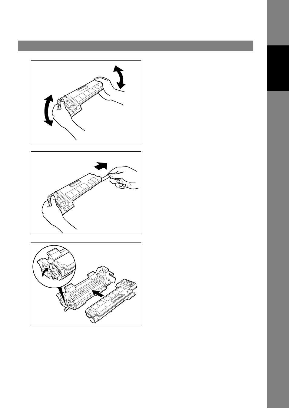 Installing the drum unit/toner cartridge assembly | Panasonic UF-490 User Manual | Page 15 / 121