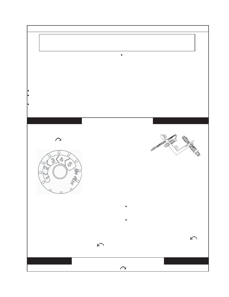 For your safety read before lighting, Lighting instructions | Louisville Tin and Stove BFT101 User Manual | Page 11 / 19