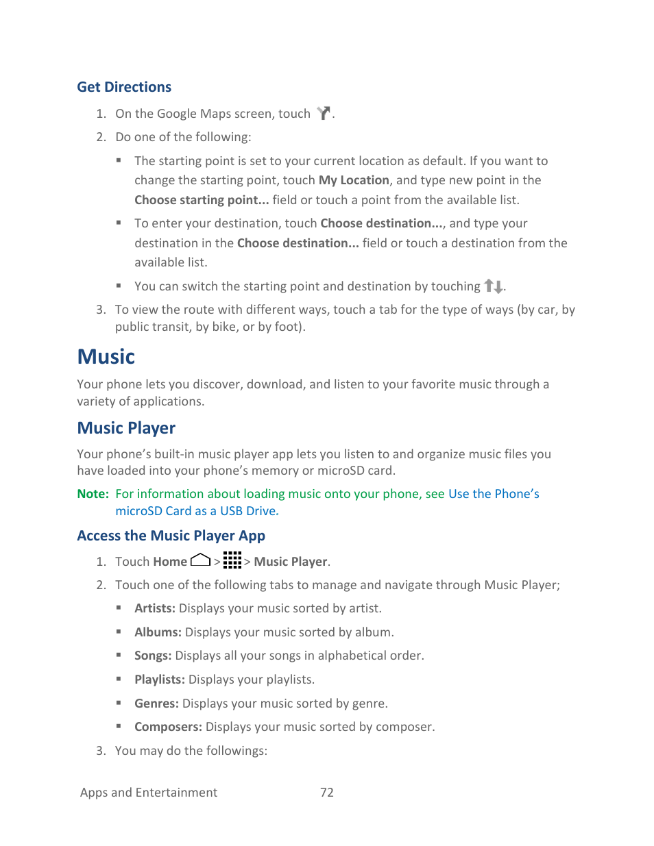 Music, Music player | Kyocera Hydro LIFE User Manual | Page 81 / 181