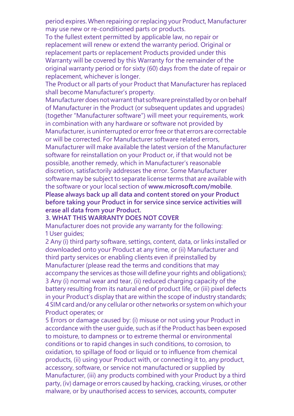 Microsoft Lumia 640 LTE Single Sim User Manual | Page 17 / 23