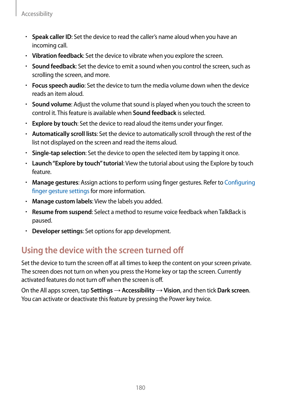 Using the device with the screen turned off | Samsung Galaxy Note Edge User Manual | Page 180 / 208