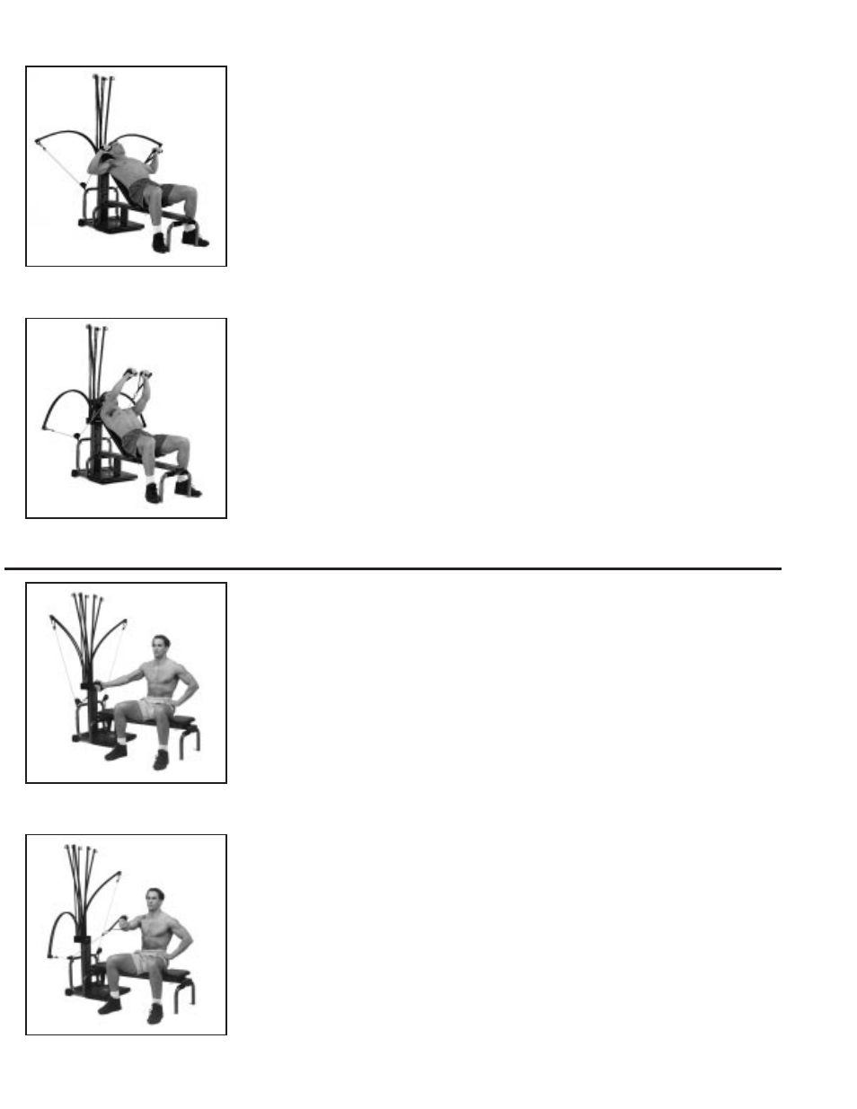 Chest exercises | Bowflex XTL User Manual | Page 20 / 80