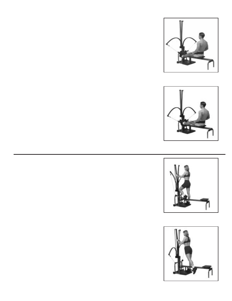 Leg exercises | Bowflex XTL User Manual | Page 51 / 80