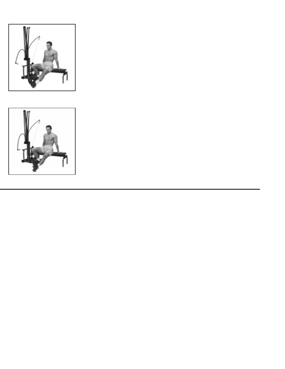 Leg exercises | Bowflex XTL User Manual | Page 54 / 80