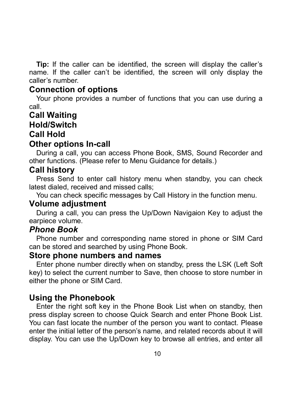 Verykool i705 User Manual | Page 12 / 42