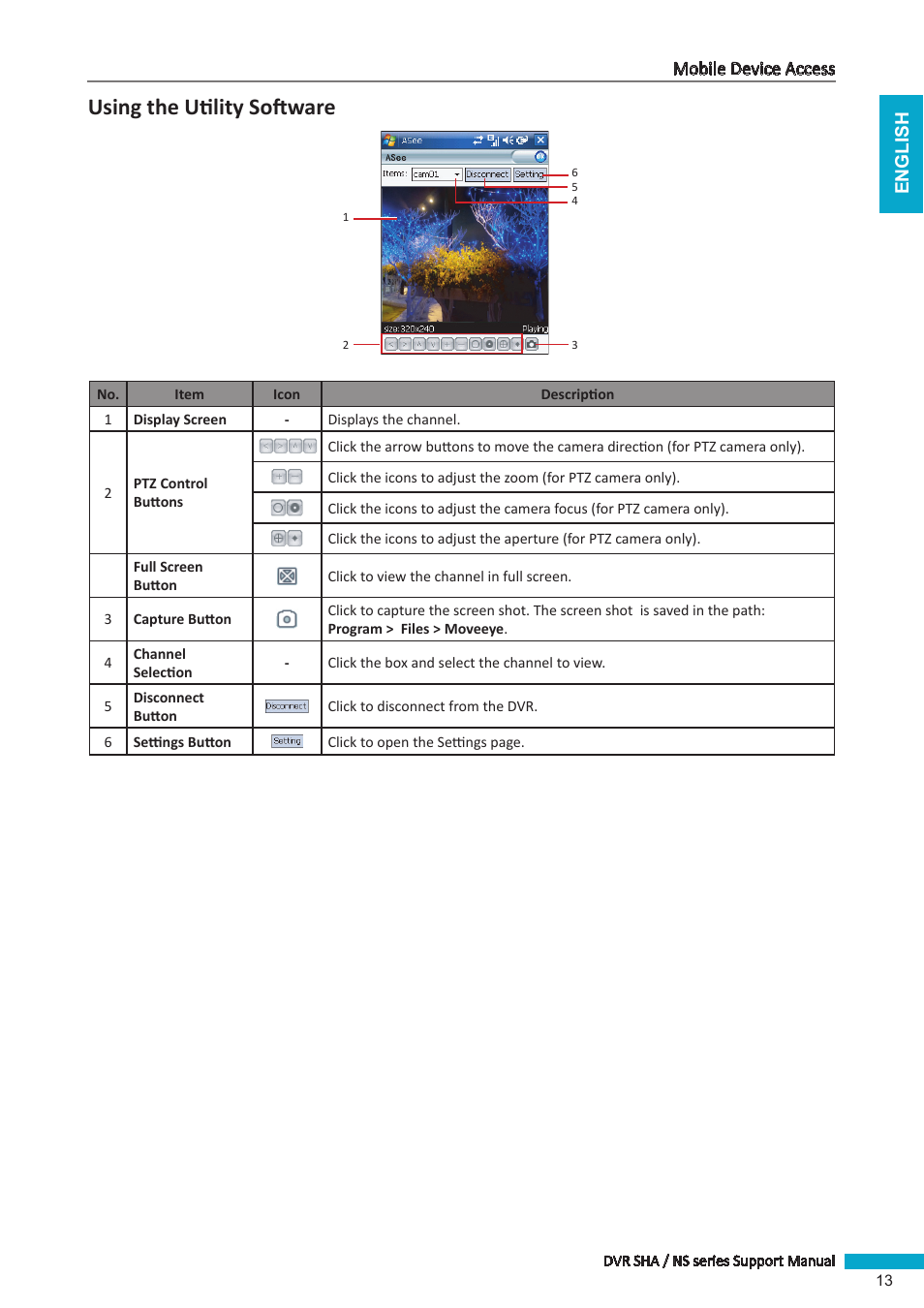 Using the utility software | KGUARD Security BRseriesDVR(1) User Manual | Page 13 / 21