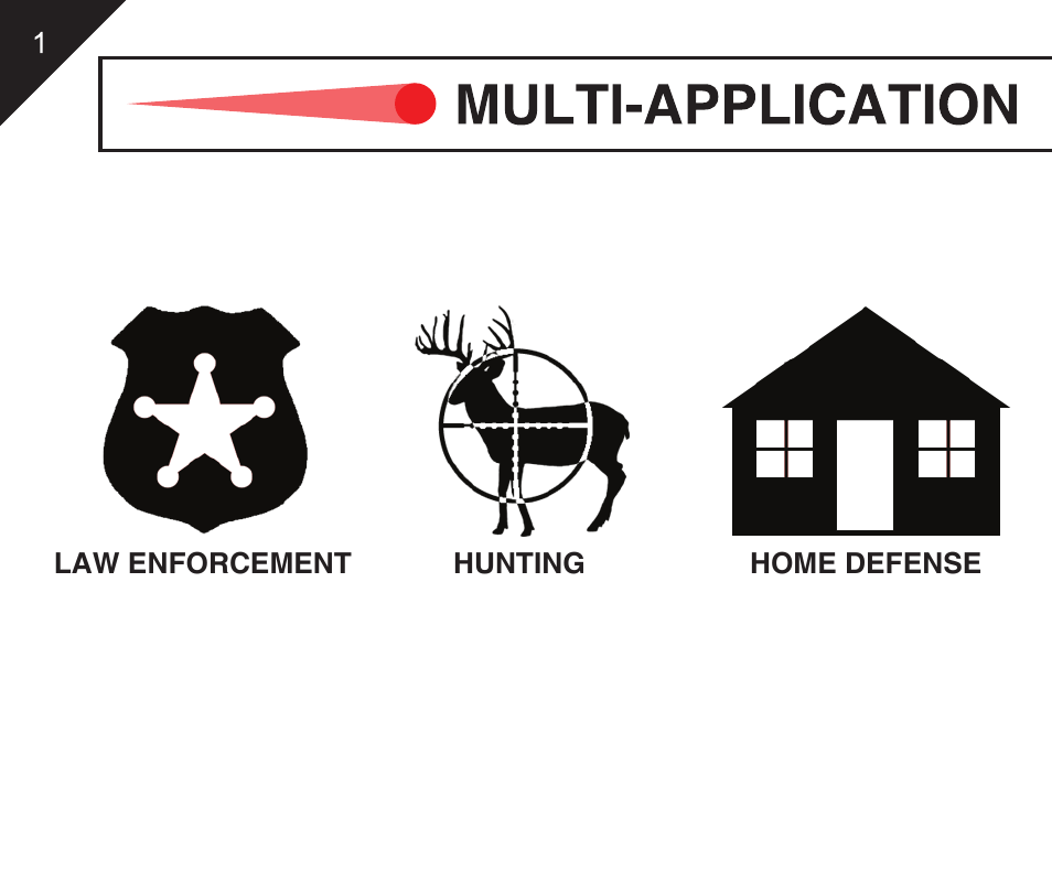 Leapers Instant Target Aiming BullDot Red Laser with Rings (SCP-LS288) User Manual | Page 3 / 16