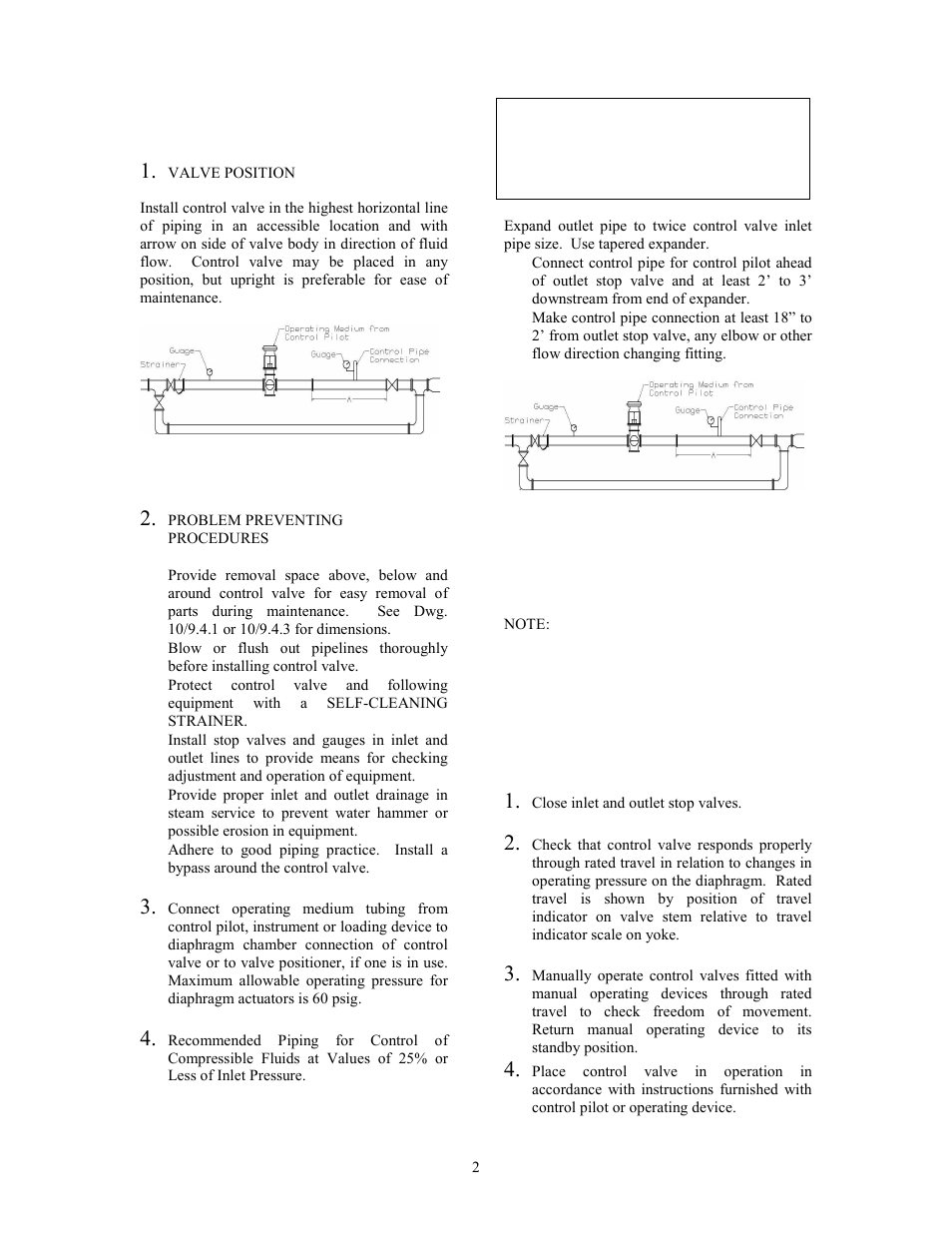 Leslie Controls CONTROL VALVES DLOS-2 & DDLOS-2 (150/300) User Manual | Page 2 / 20