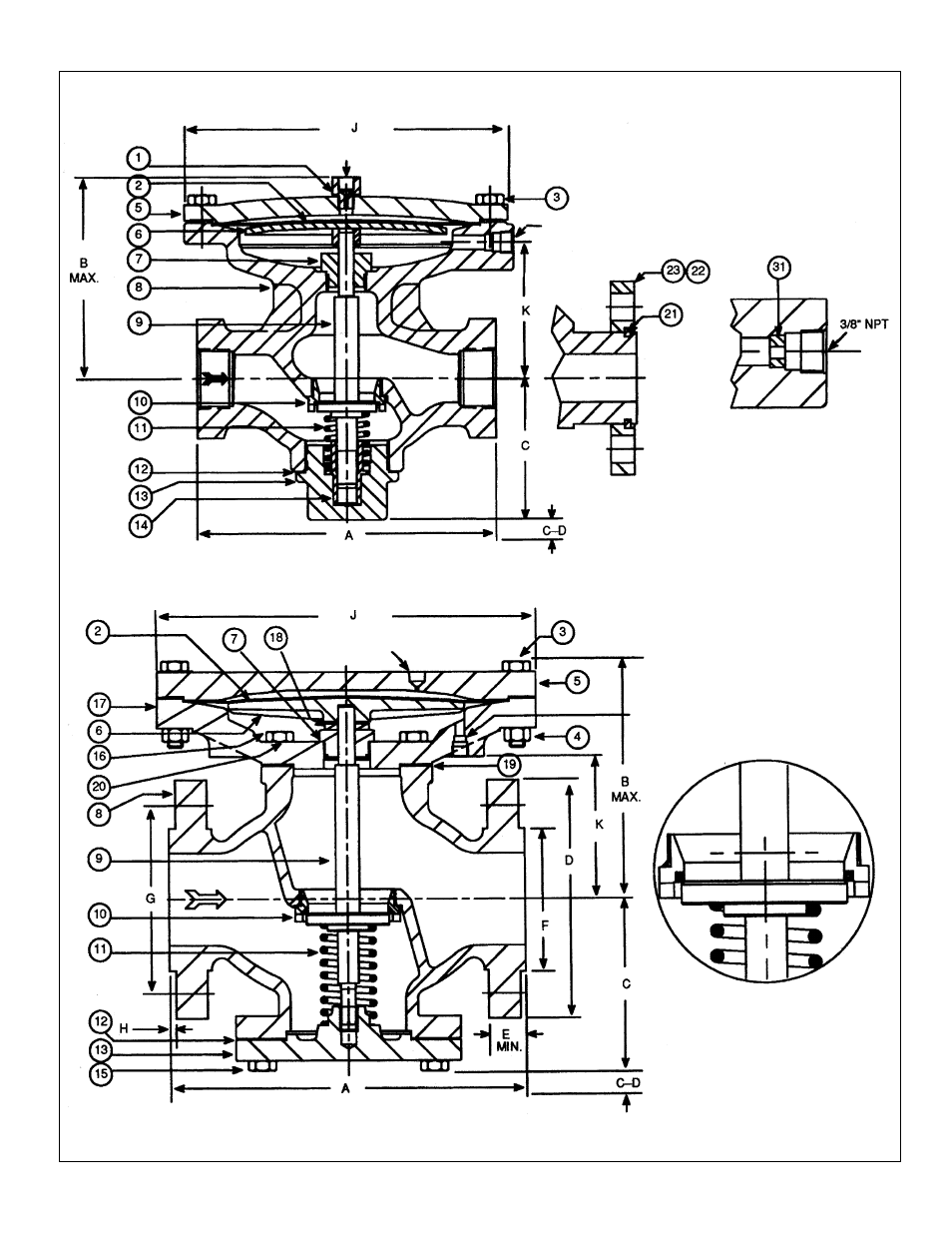 Leslie Controls GP Pressure reducing valve User Manual | Page 20 / 30