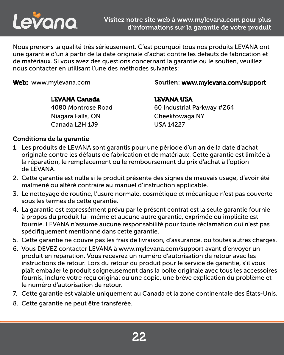 Levana Lila Manual User Manual | Page 22 / 56