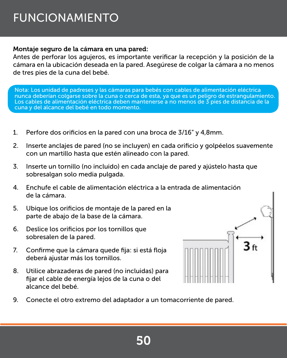 Funcionamiento | Levana Lila Manual User Manual | Page 50 / 56