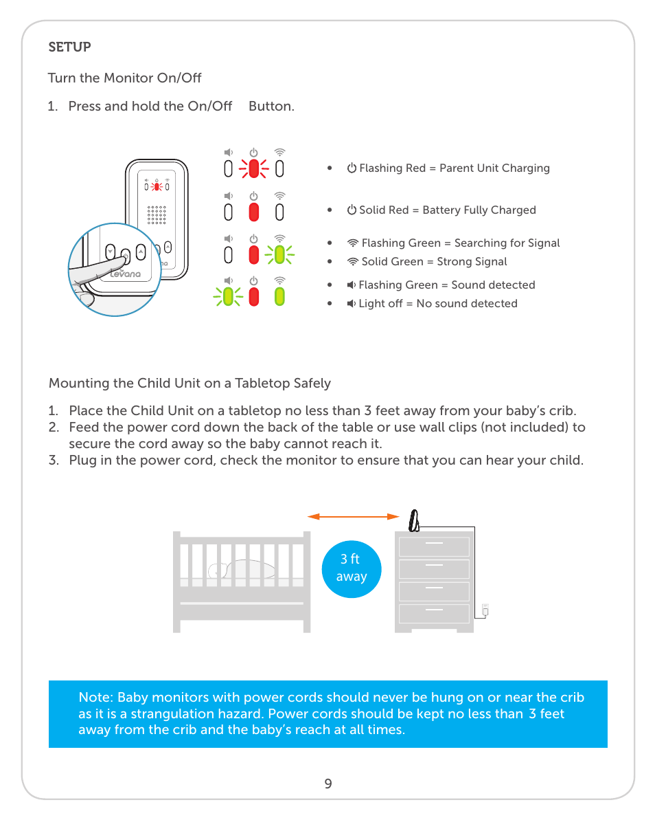 Levana Alix User Manual | Page 9 / 12