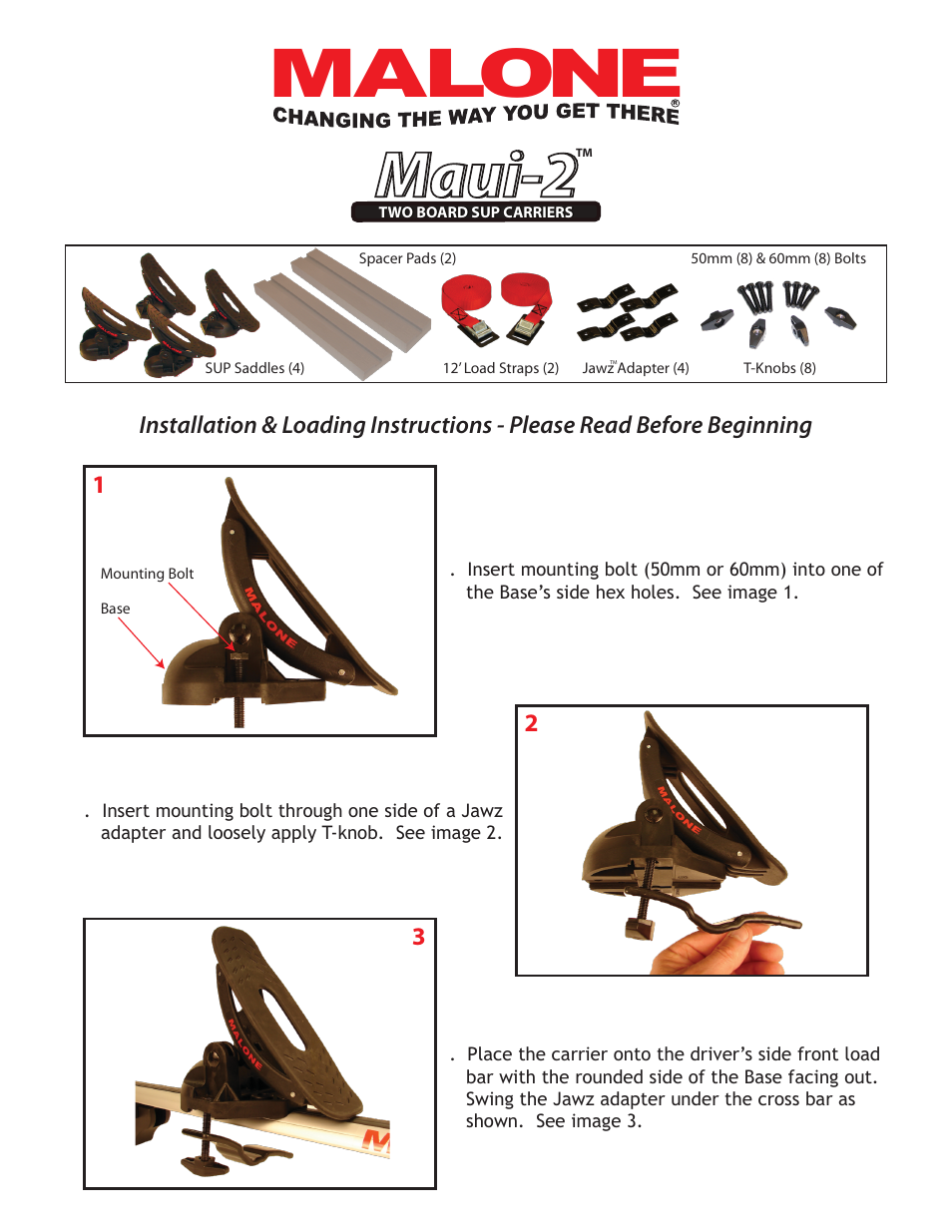 Malone MPG119M User Manual | 7 pages