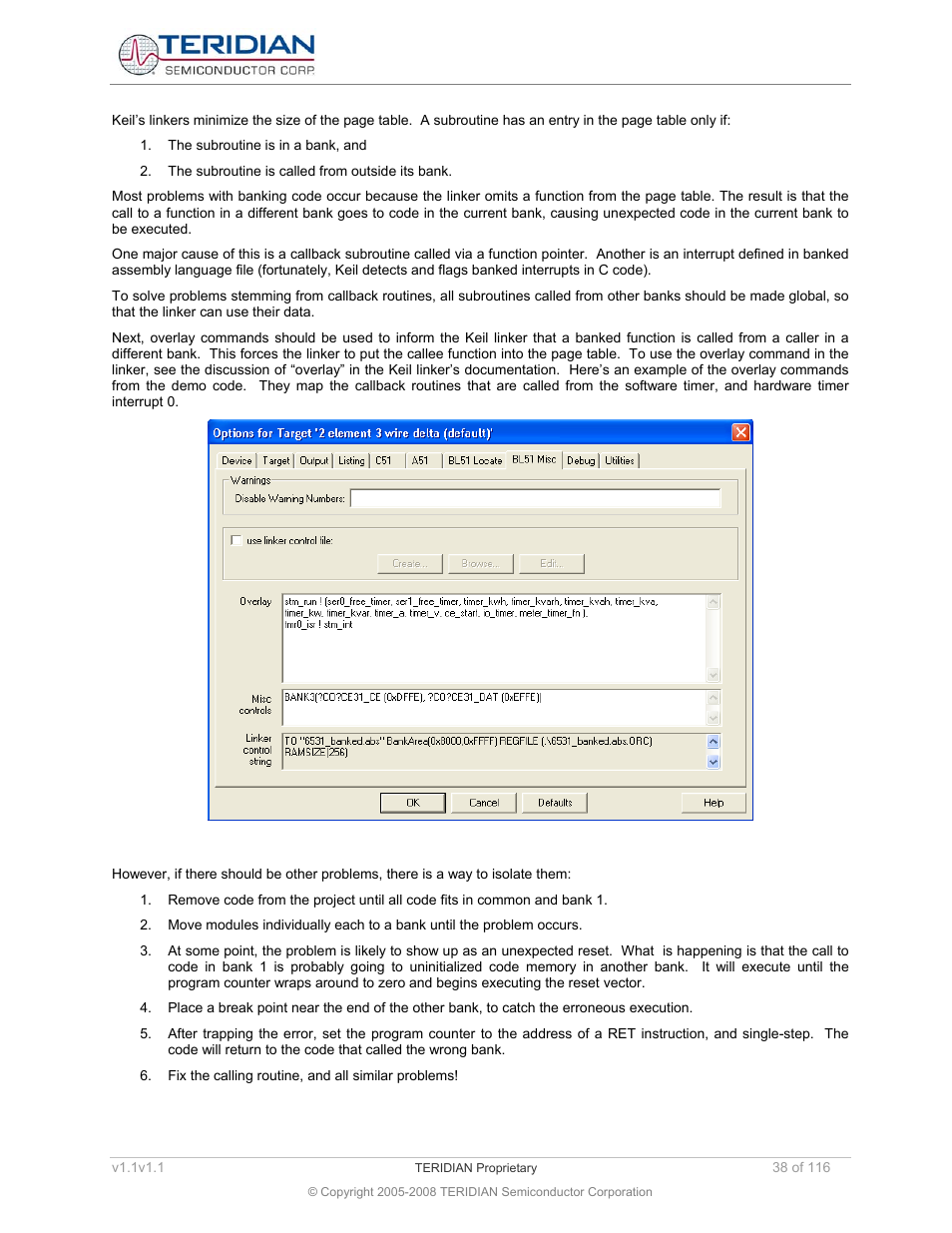 Maxim Integrated 71M6534 Energy Meter IC Family Software User Manual | Page 38 / 116