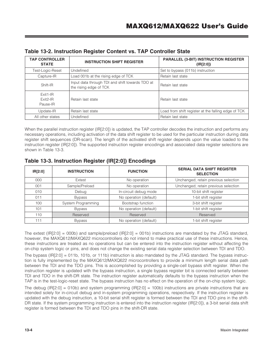 Maxim Integrated MAXQ622 User Manual | Page 191 / 255