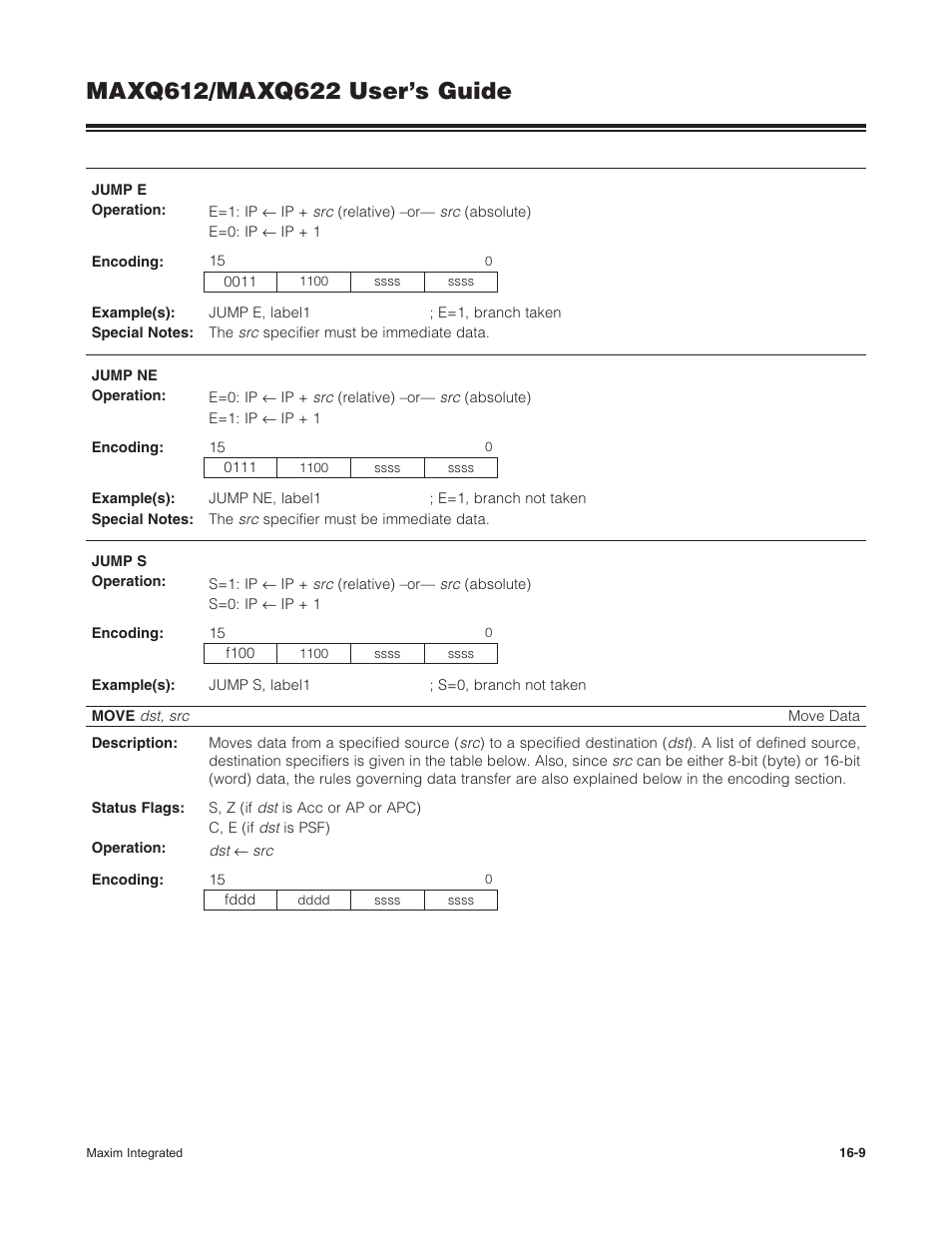 Maxim Integrated MAXQ622 User Manual | Page 219 / 255