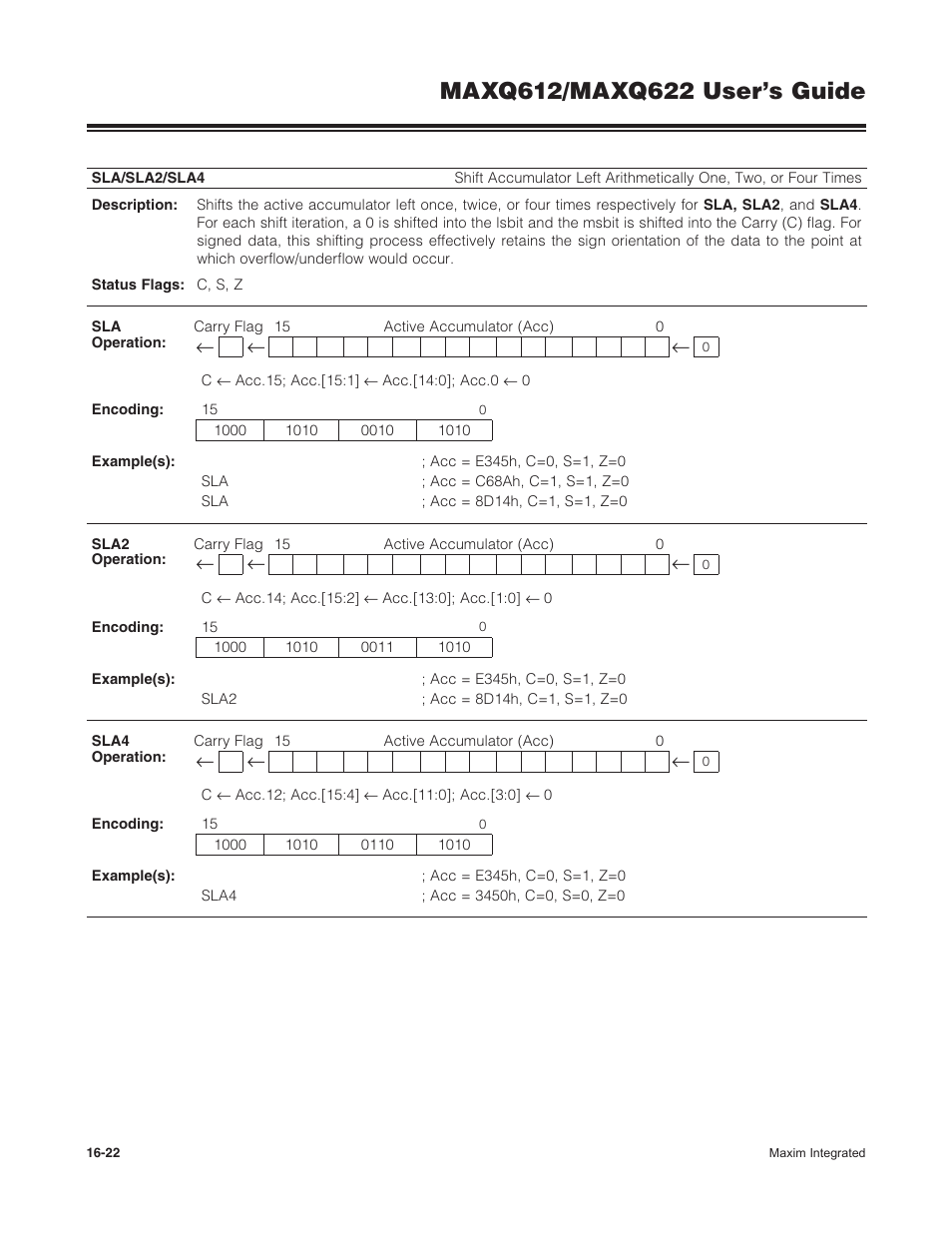 Maxim Integrated MAXQ622 User Manual | Page 232 / 255