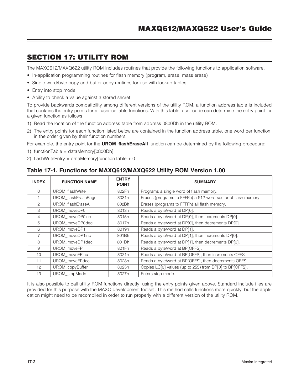 Maxim Integrated MAXQ622 User Manual | Page 238 / 255