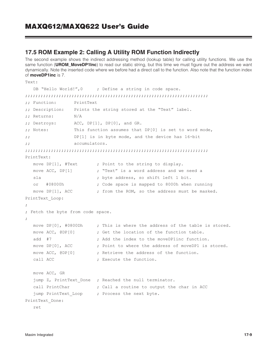 Maxim Integrated MAXQ622 User Manual | Page 245 / 255