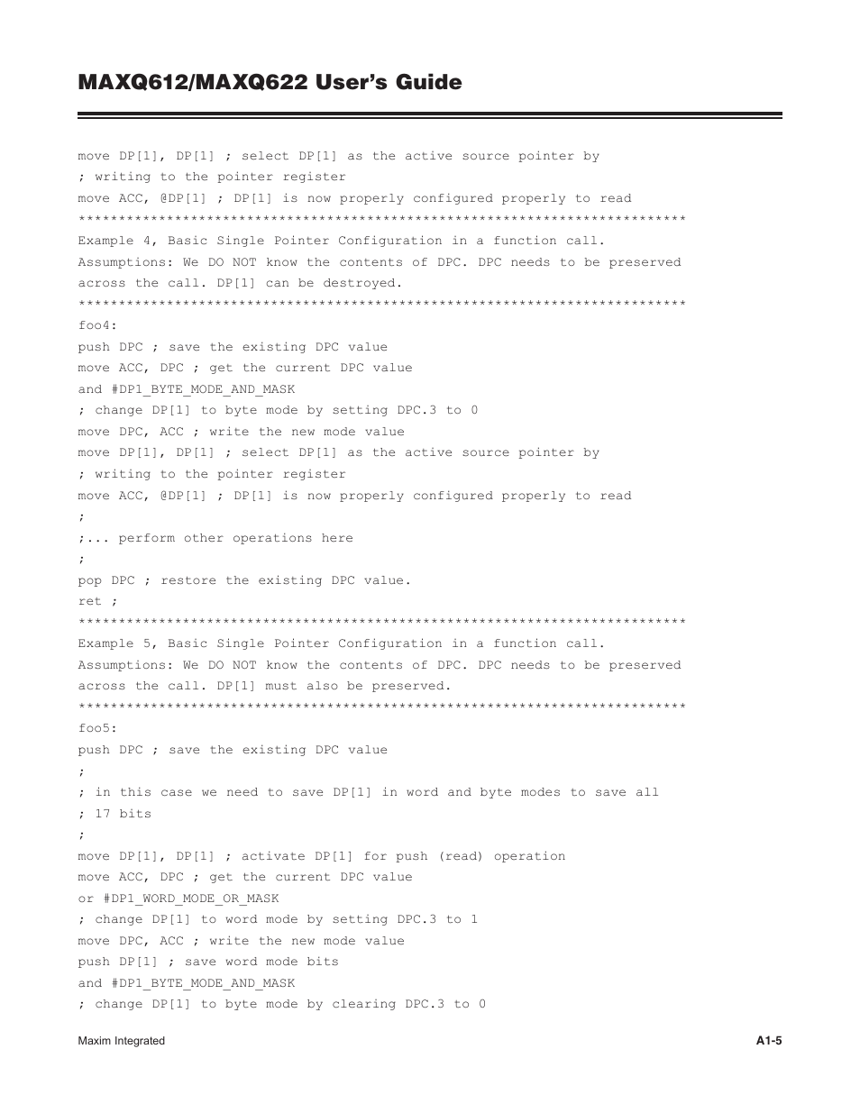 Maxim Integrated MAXQ622 User Manual | Page 250 / 255