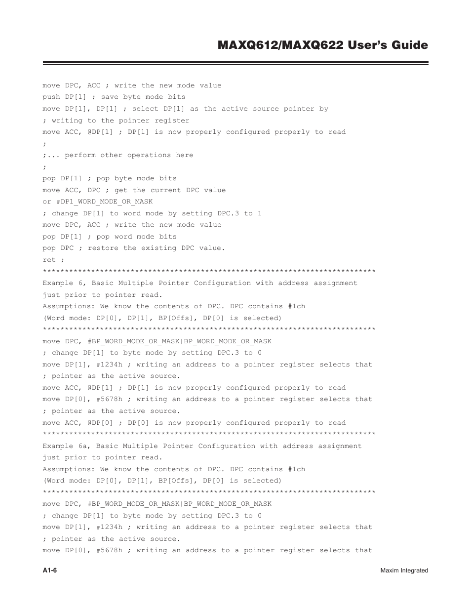 Maxim Integrated MAXQ622 User Manual | Page 251 / 255
