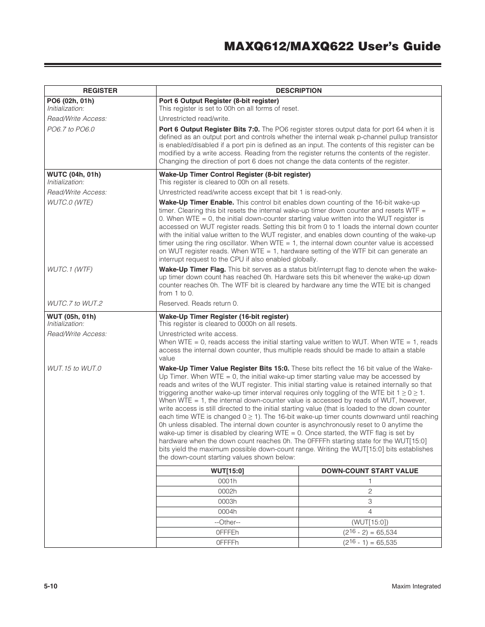 Maxim Integrated MAXQ622 User Manual | Page 83 / 255