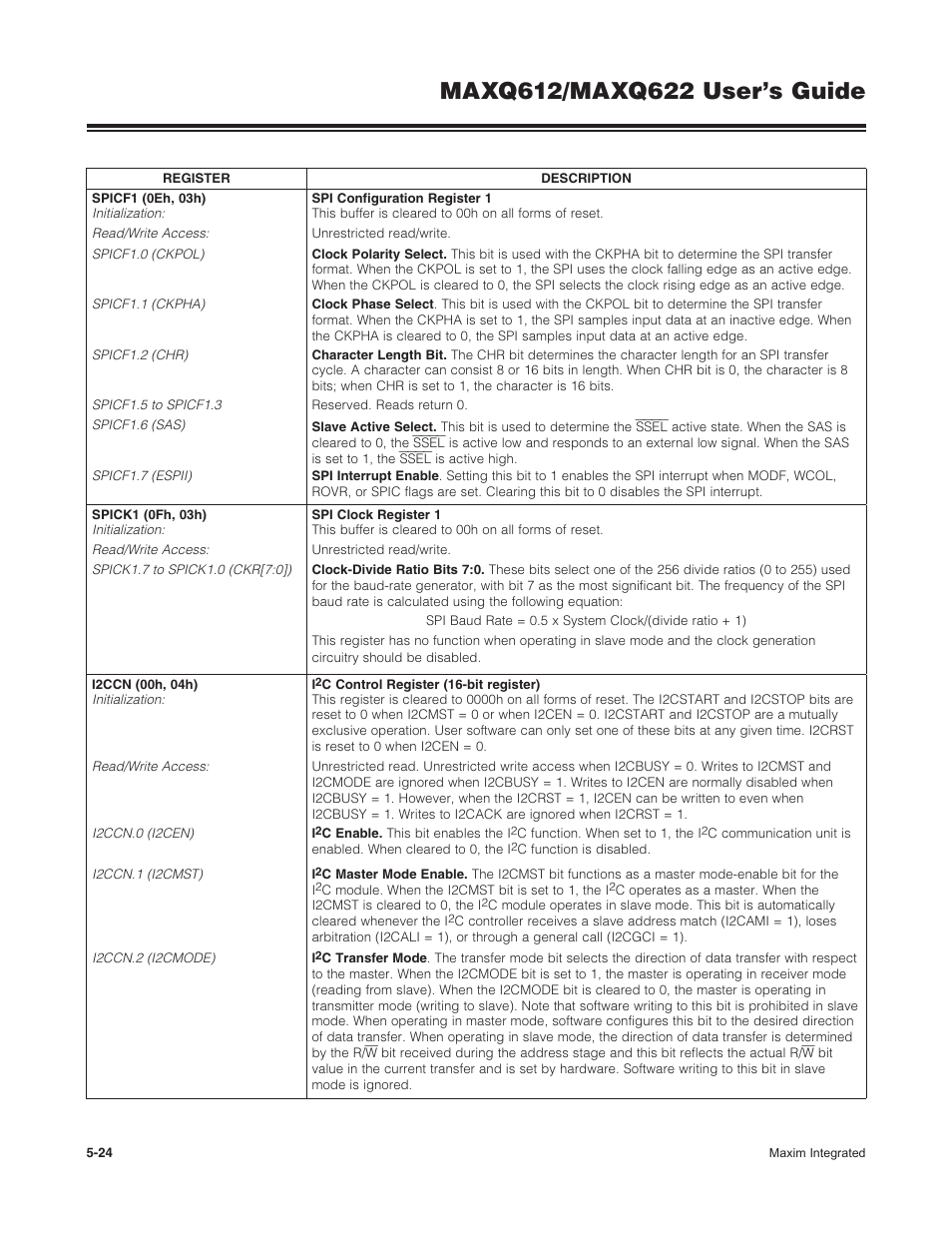 Maxim Integrated MAXQ622 User Manual | Page 97 / 255