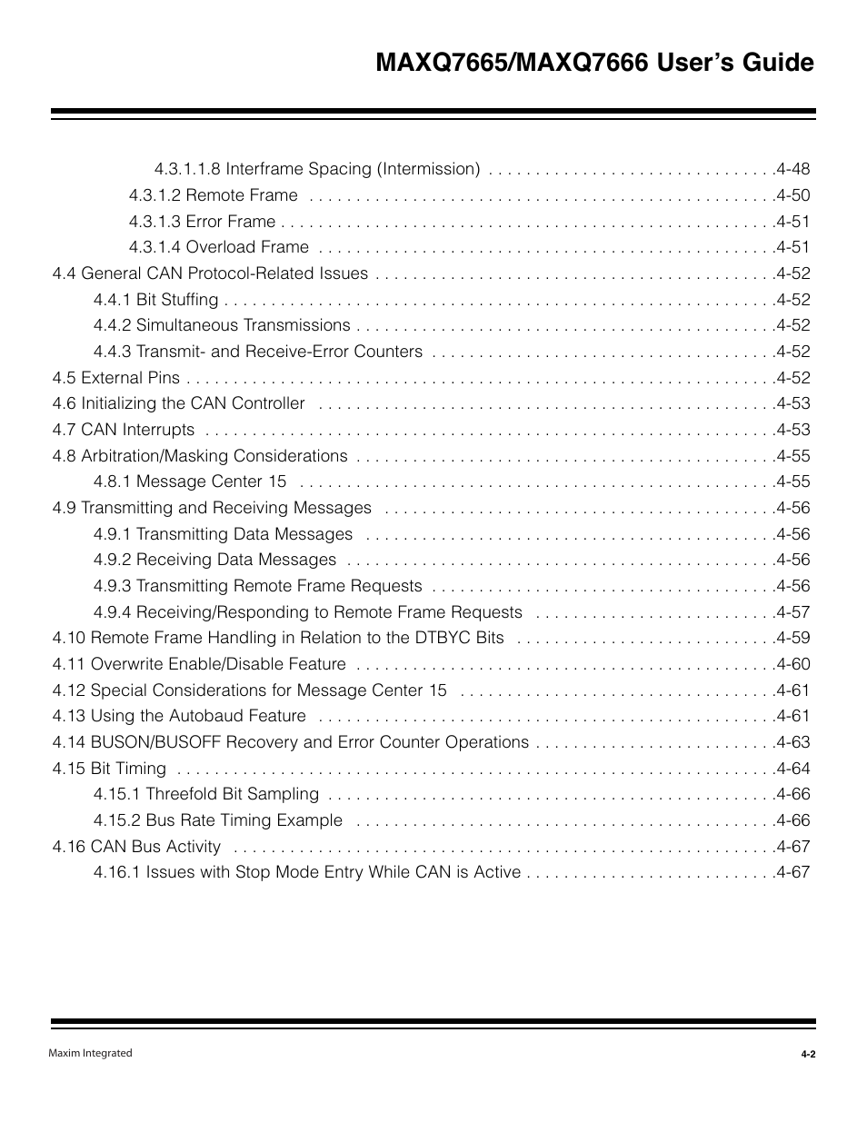 Maxim Integrated MAXQ7666 User Manual | Page 132 / 386