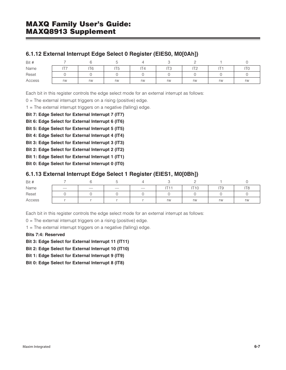Maxq family user’s guide: maxq8913 supplement | Maxim Integrated MAXQ Family Users Guide: MAXQ8913 Supplement User Manual | Page 39 / 114