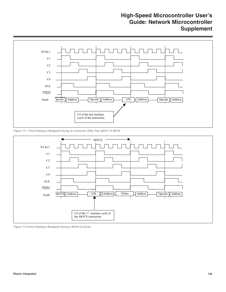 Maxim Integrated High-Speed Microcontroller Users Guide: Network Microcontroller Supplement User Manual | Page 134 / 221