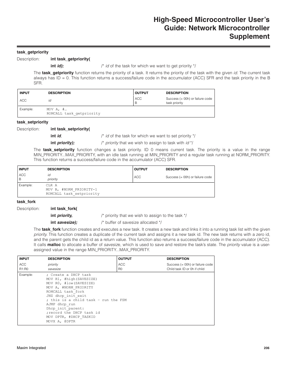 Maxim Integrated High-Speed Microcontroller Users Guide: Network Microcontroller Supplement User Manual | Page 206 / 221