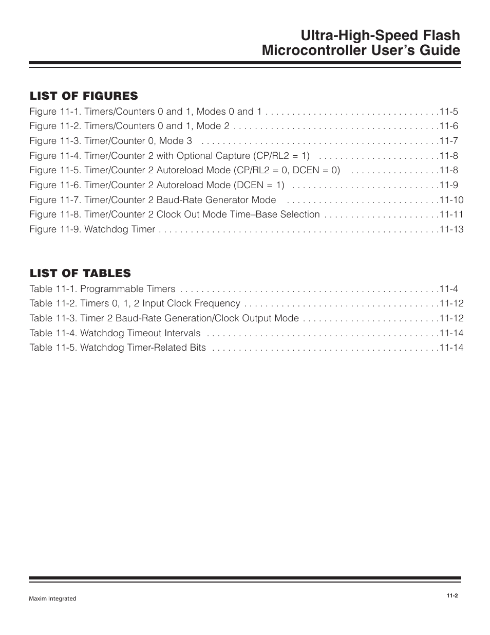 Maxim Integrated Ultra-High-Speed Flash Microcontroller User Manual | Page 122 / 169