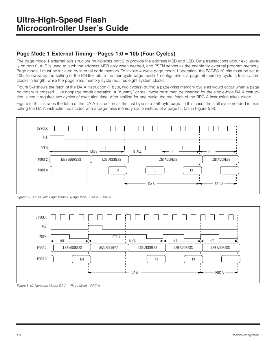 Maxim Integrated Ultra-High-Speed Flash Microcontroller User Manual | Page 56 / 169