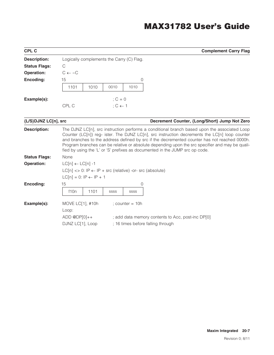 Maxim Integrated MAX31782 User Manual | Page 190 / 223