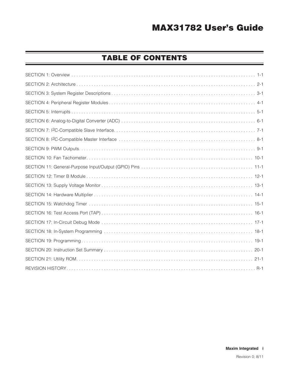 Maxim Integrated MAX31782 User Manual | Page 2 / 223
