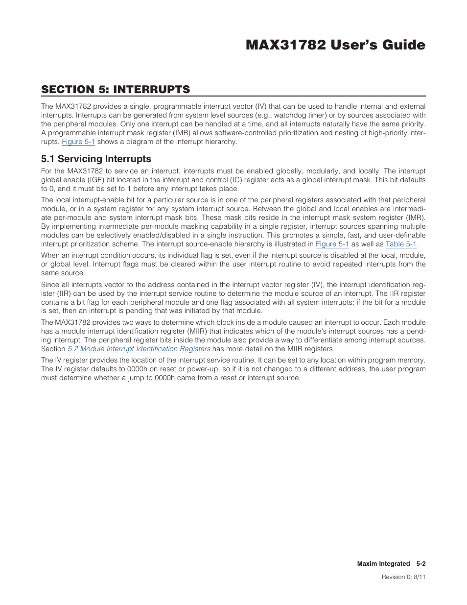 1 servicing interrupts, 5 .1 servicing interrupts -2, 1servicinginterrupts | Maxim Integrated MAX31782 User Manual | Page 37 / 223