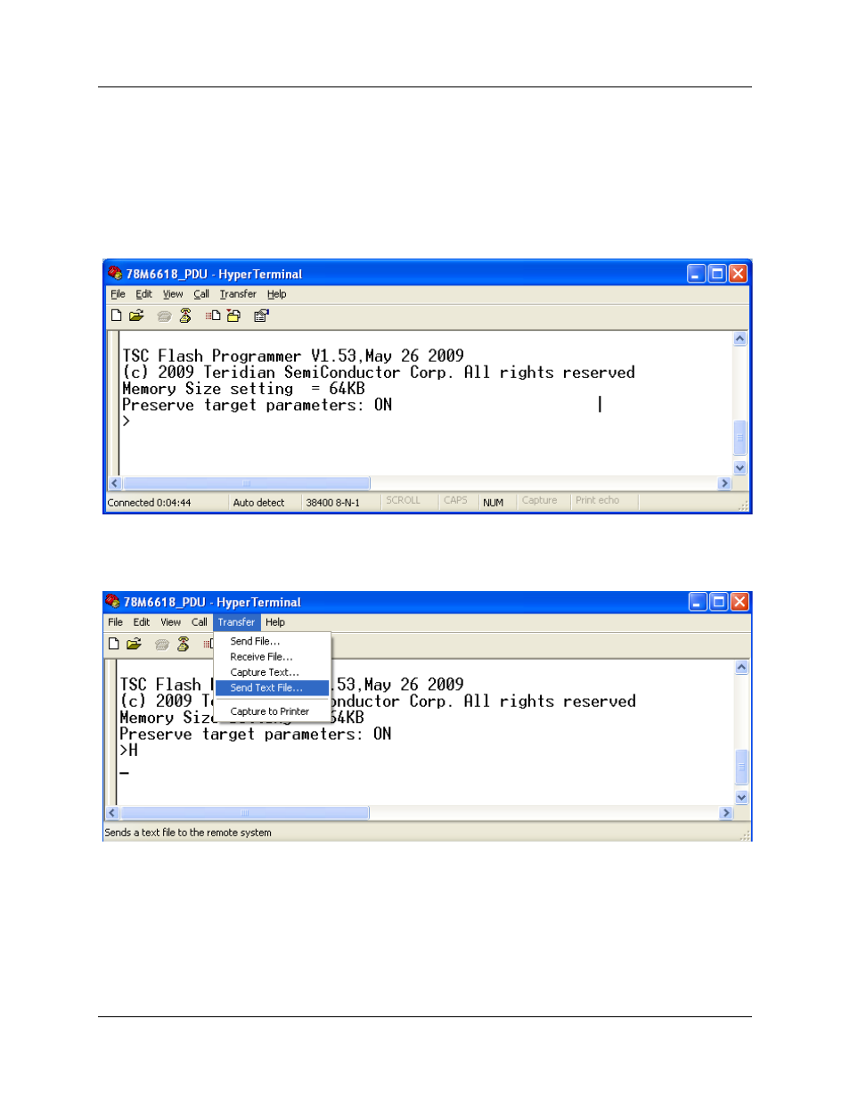 2 via thetfp2 flash programming tool, Via thetfp2 flash programming tool | Maxim Integrated 78M6618 PDU1 Firmware User Manual | Page 14 / 19